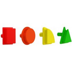 Набор геометрических элементов для развивающей стены Masterkidz ME14818 (Multicolor)