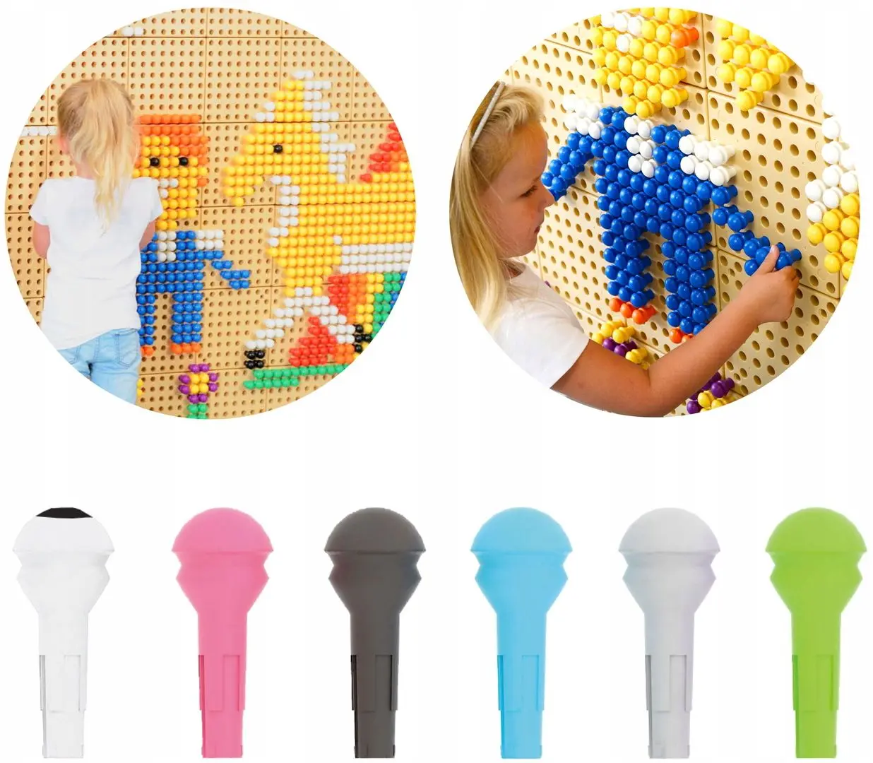 Набор колышков для развивающей стены Masterkidz ME14450 (Multicolor) - 3
