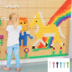 Набор колышков для развивающей стены Masterkidz ME14450 (Multicolor) Thumb