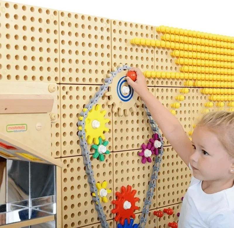Набор шестеренок для развивающей стены Masterkidz ME13460 (Multicolor) - 3