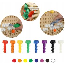 Набор винтов для развивающей стены Masterkidz ME12920 (Multicolor) Thumb
