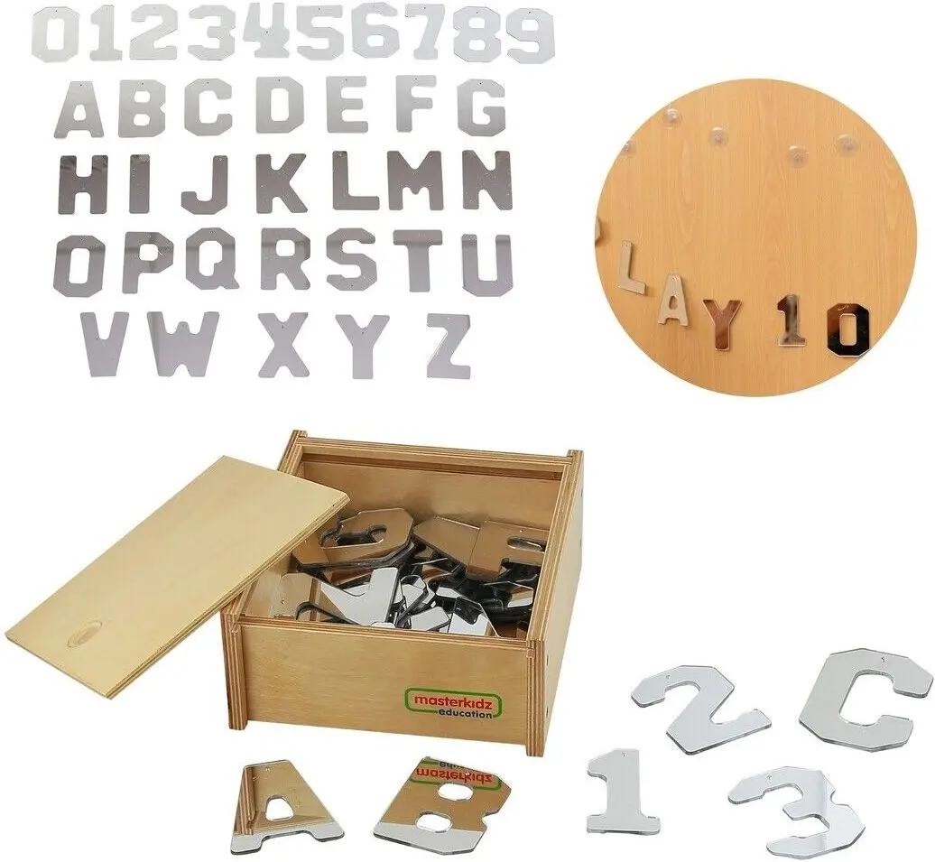 Набор цифр и букв Masterkidz Alphabets and Numbers (Wood) - 4