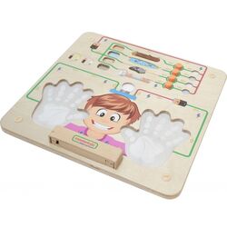 Бизиборд Masterkidz Educational Board ME15518 (Natural) Thumb