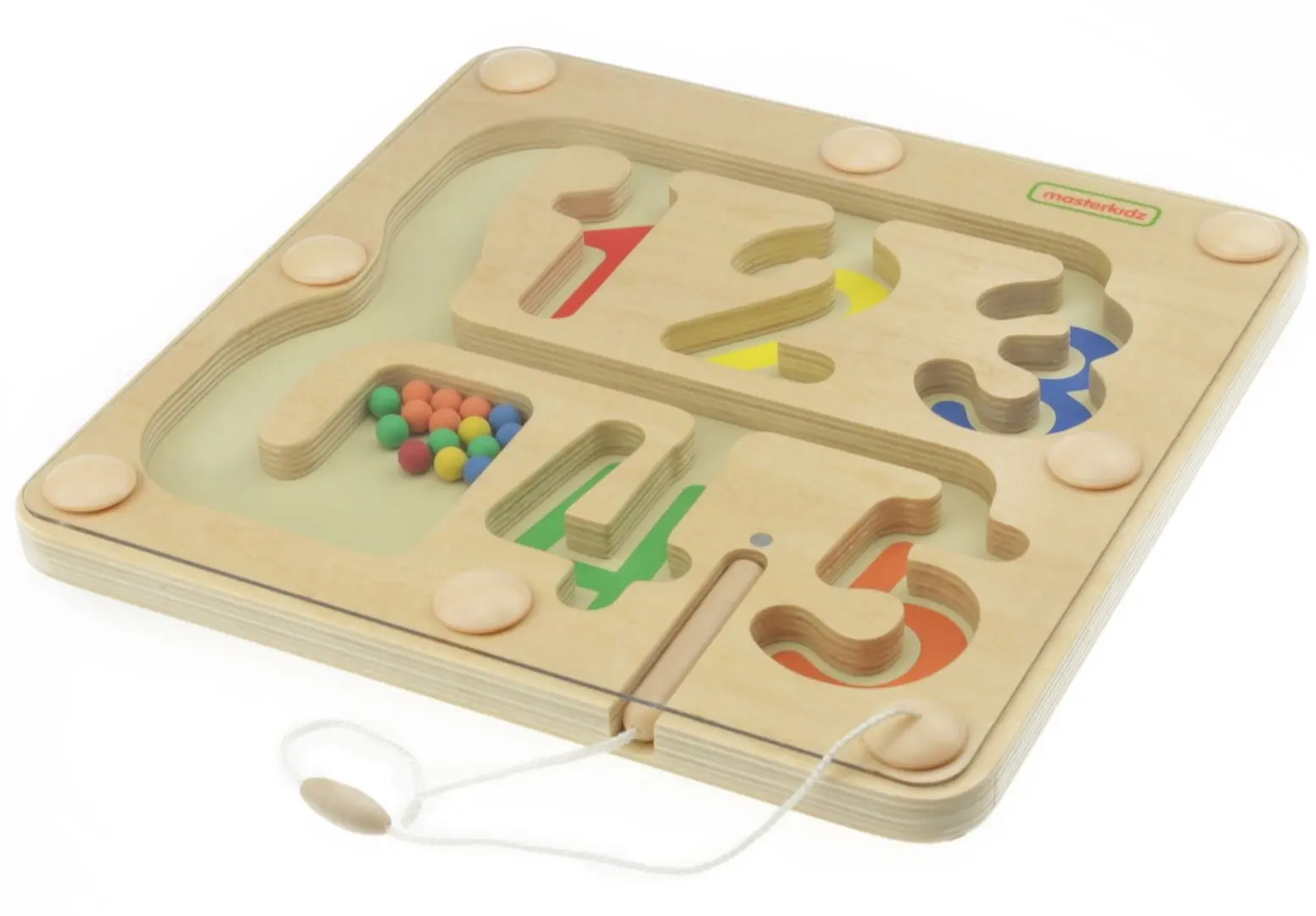 Развивающая игрушка Masterkidz Educational Board MK08886 (Natural) - 2