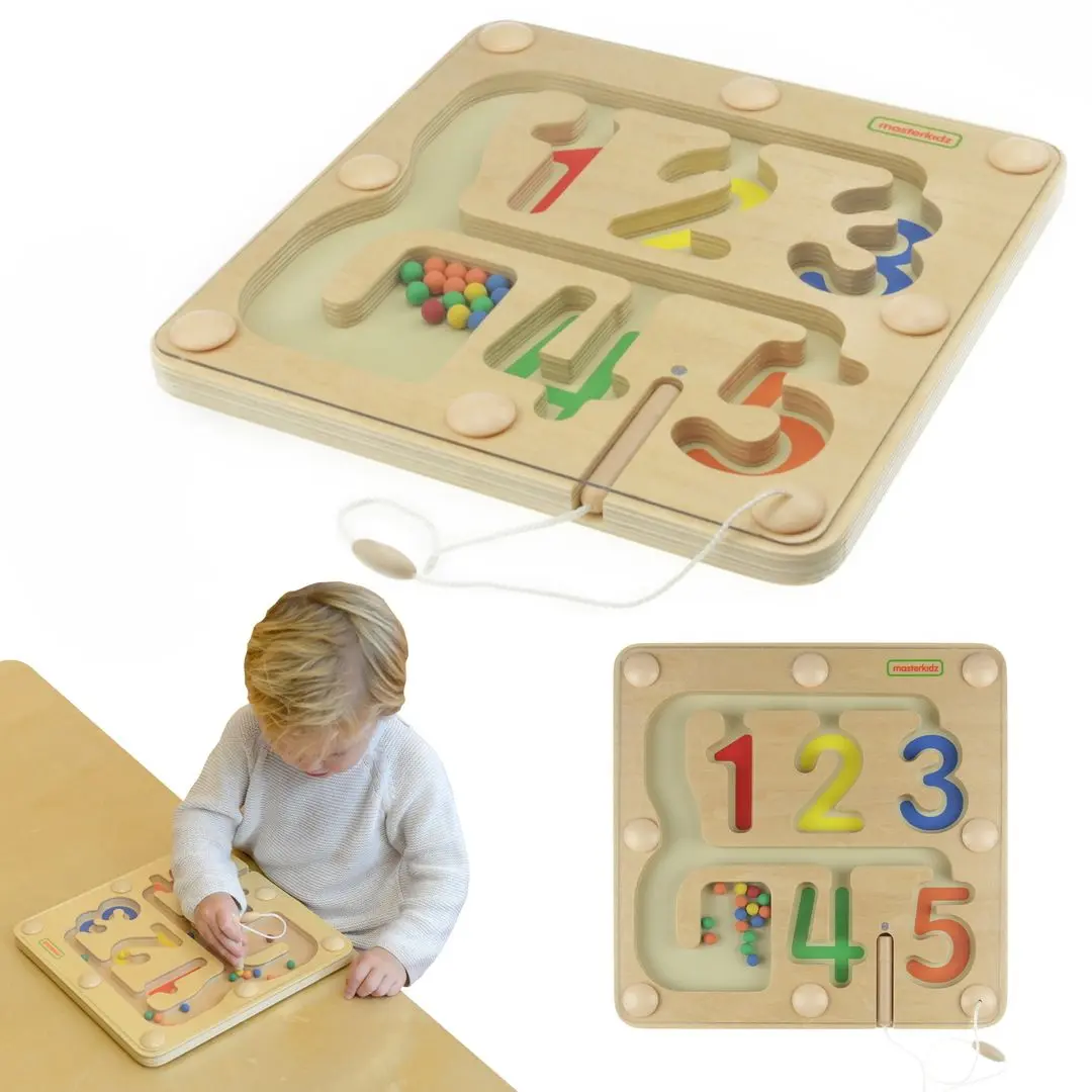 Развивающая игрушка Masterkidz Educational Board MK08886 (Natural) - 3