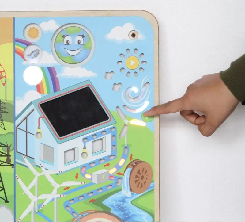 Бизиборд Masterkidz Educational Chalkboard ME15501 (Multicolored) - 6