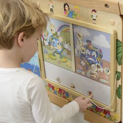 Бизиборд Masterkidz Educational Chalkboard ME16409 (Multicolored) Thumb