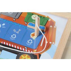 Головоломка Masterkidz Educational Chalkboard ME16423 (Natural) Thumb