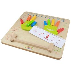 Бизиборд Masterkidz Fingers Counting Board (Natural/Multicolour) Thumb