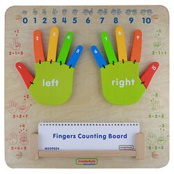 Бизиборд Masterkidz Fingers Counting Board (Natural/Multicolour)