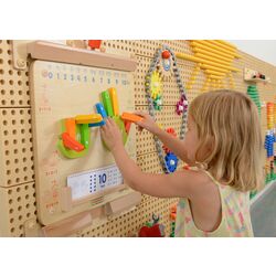 Бизиборд Masterkidz Fingers Counting Board (Natural/Multicolour) Thumb