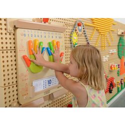 Бизиборд Masterkidz Fingers Counting Board (Natural/Multicolour) Thumb