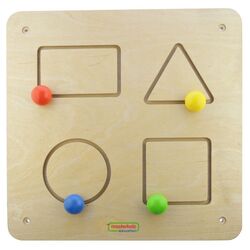 Бизиборд Masterkidz Geometric Figures ME06516 (Natural)