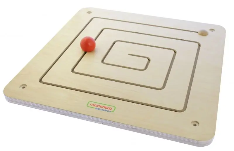Бизиборд Masterkidz Labyrinth ME03836 (Natural) - 2