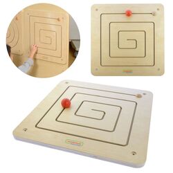 Бизиборд Masterkidz Labyrinth ME03836 (Natural) Thumb