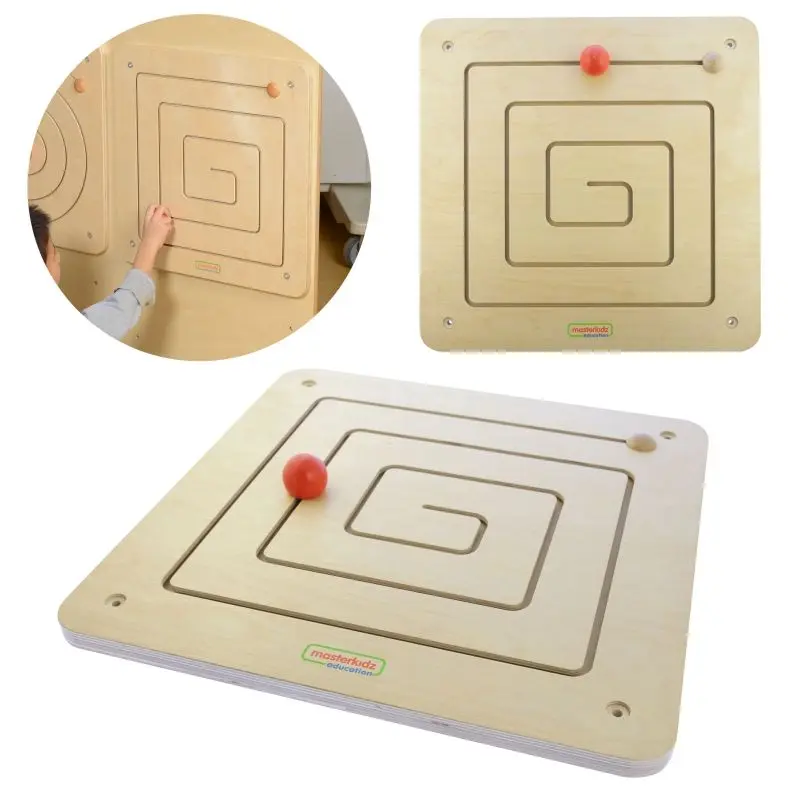 Бизиборд Masterkidz Labyrinth ME03836 (Natural) - 3
