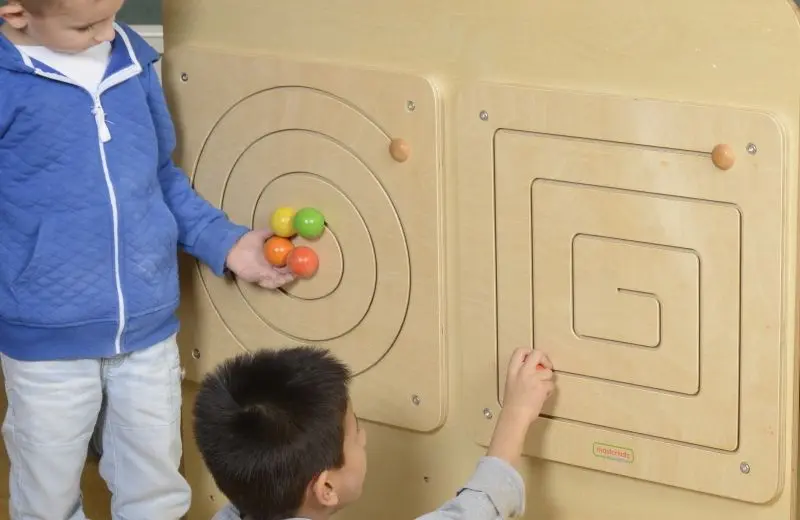 Бизиборд Masterkidz Labyrinth ME03836 (Natural) - 4