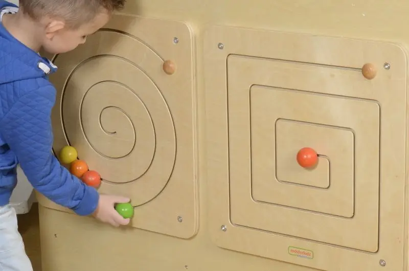 Бизиборд Masterkidz Labyrinth ME03836 (Natural) - 5