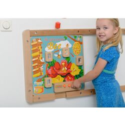 Бизиборд Masterkidz Light-Up Bee Life Cycle Stages Panel ME09814 (Multicolour) Thumb
