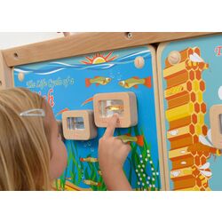 Бизиборд Masterkidz Light-Up Fish Life Cycle Stages Panel ME13231 (Multicolour) Thumb