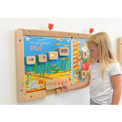 Бизиборд Masterkidz Light-Up Fish Life Cycle Stages Panel ME13231 (Multicolour) Thumb