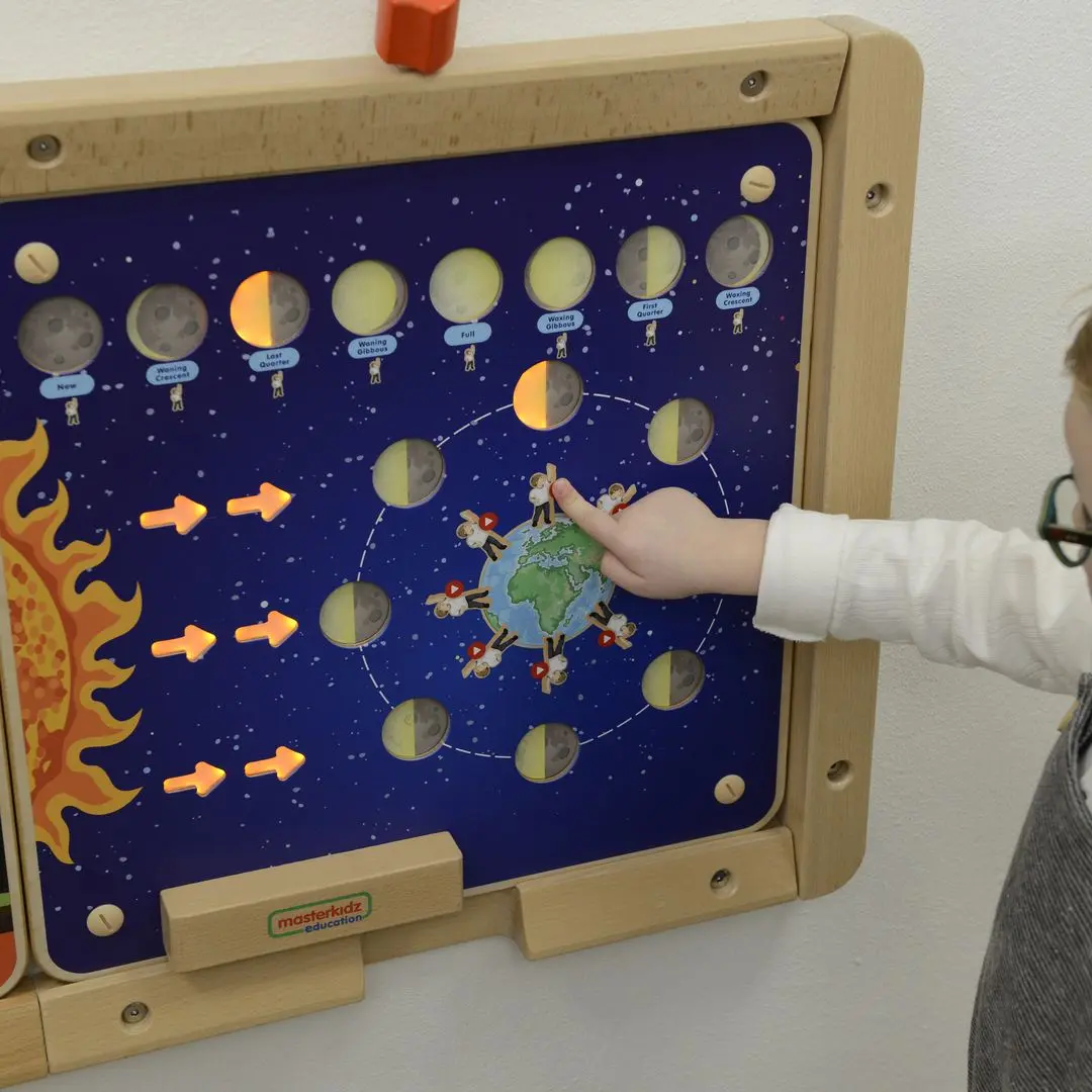 Бизиборд Masterkidz Moon Phases (Blue) - 4
