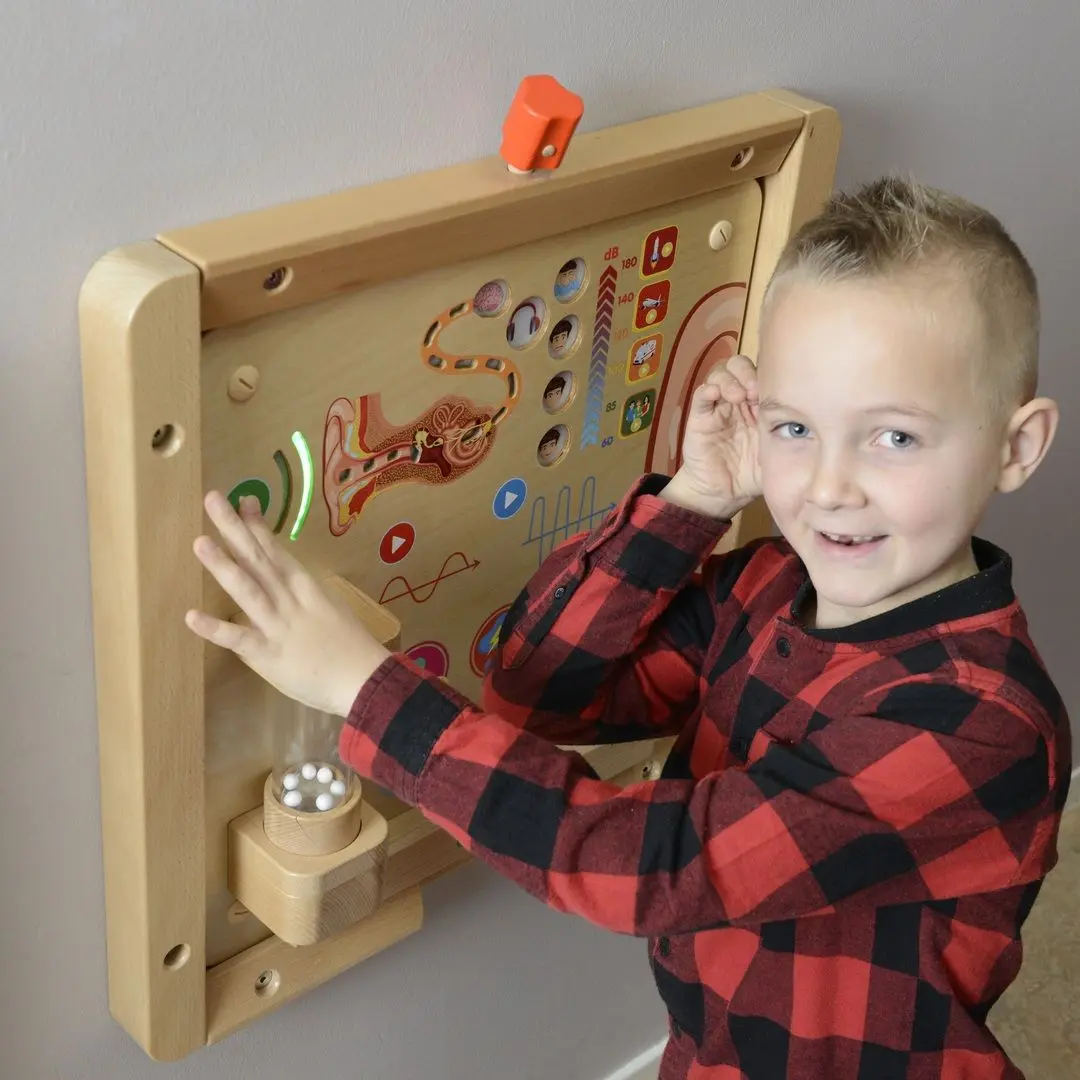 Бизиборд Masterkidz Sense of Hearing (Wood) - 4