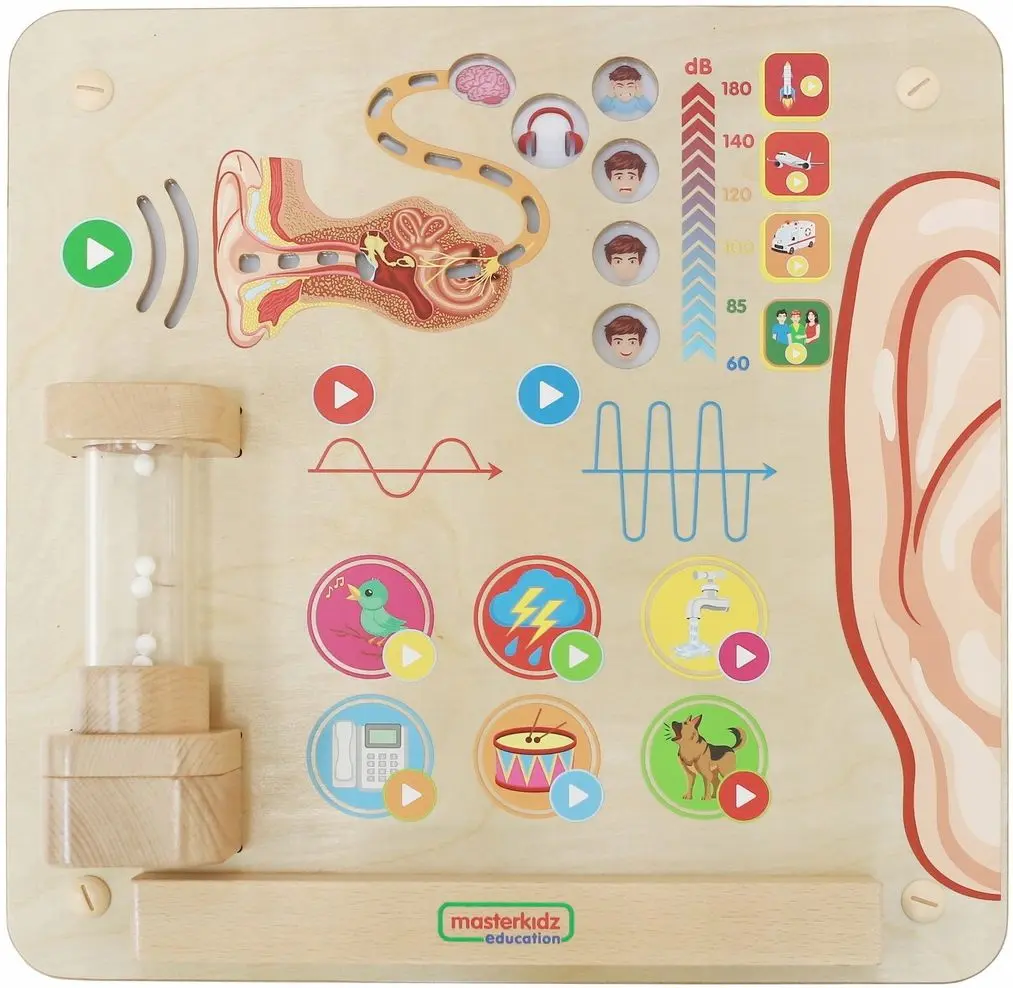 Бизиборд Masterkidz Sense of Hearing (Wood)