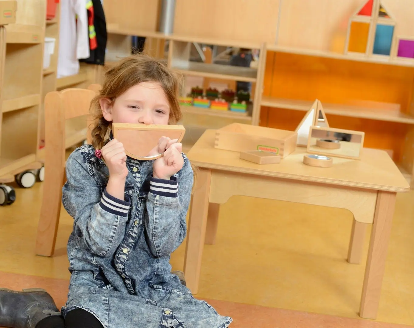 Набор блоков Masterkidz Dry-Wipe (Wood) - 4