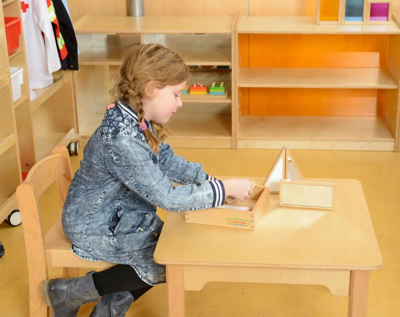 Набор блоков Masterkidz Dry-Wipe (Wood) - 5