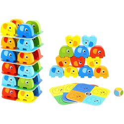 Игра головоломка Tooky Toy Elephant on Elephant (Multicolor) Thumb