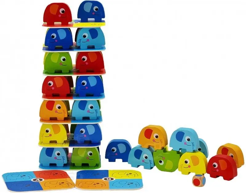 Игра головоломка Tooky Toy Elephant on Elephant (Multicolor) - 4
