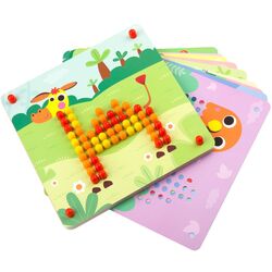 Головоломка Tooky Toy Pin Puzzle (Multicolor) Thumb