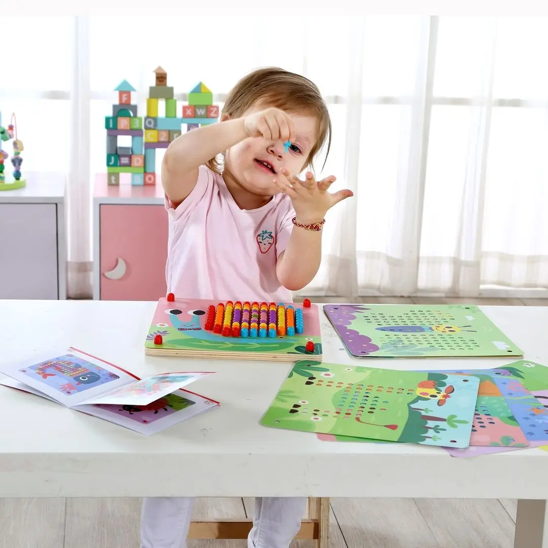 Головоломка Tooky Toy Pin Puzzle (Multicolor) - 5