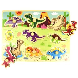 Пазл Tooky Toy Dinosaur TY859 (Multicolor) Thumb