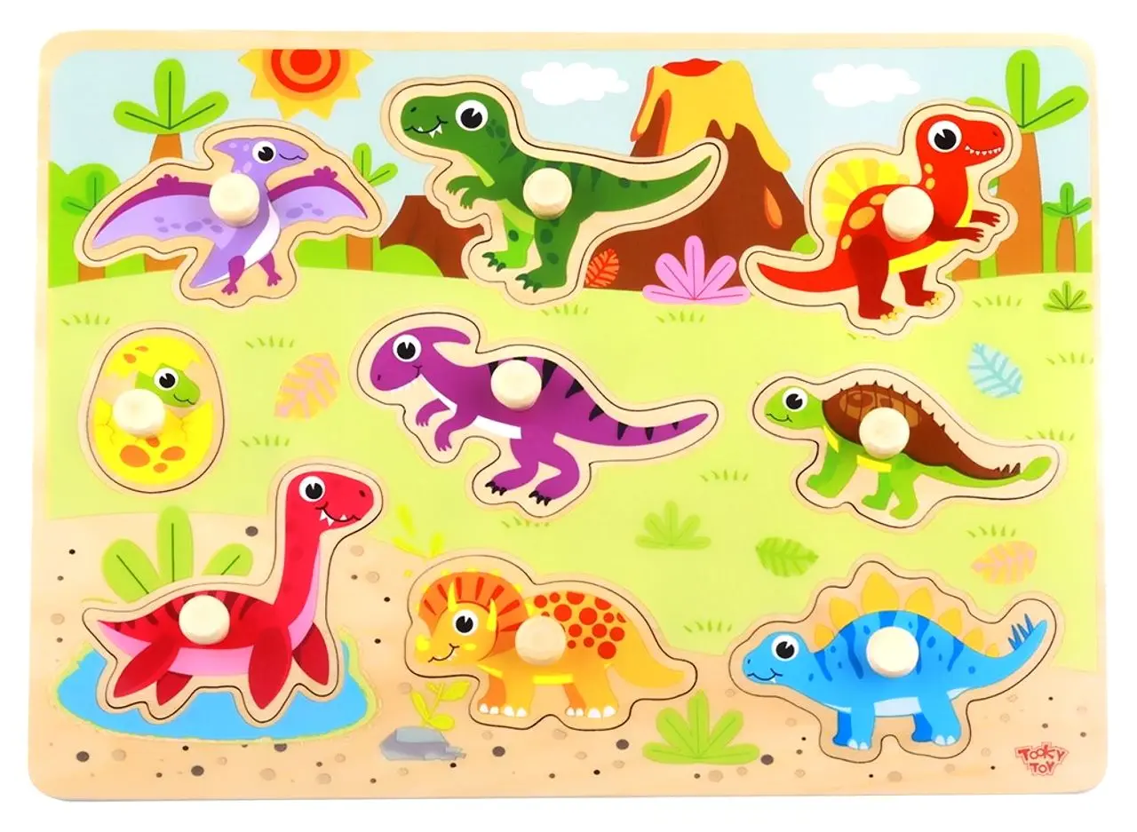 Пазл Tooky Toy Dinosaur TY859 (Multicolor)