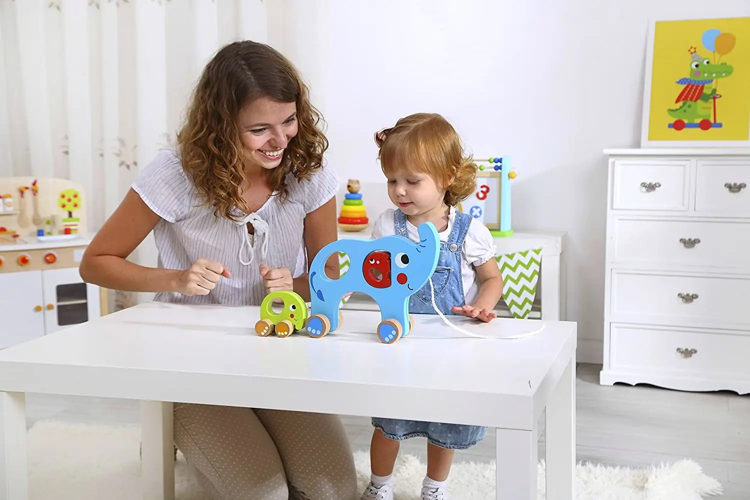 Сортер Tooky Toy Elephant Family TY321 (Multicolor) - 3