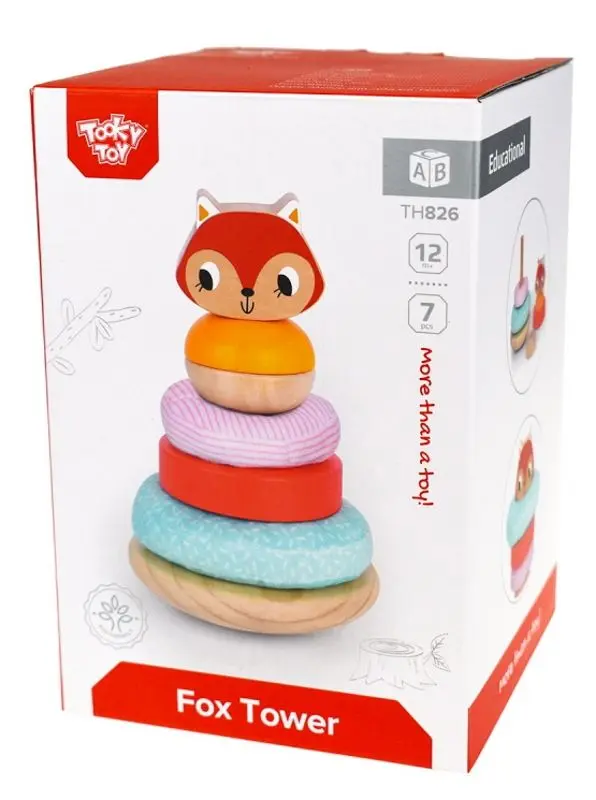 Пирамида Tooky Toy Fox Tower TH826 (Multicolor) - 4