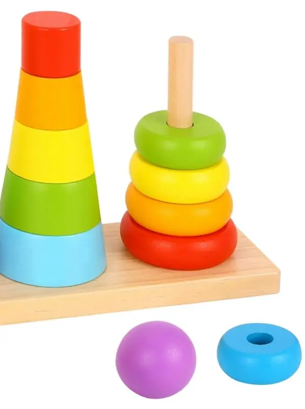 Пирамида Tooky Toy Pyramids TKF008A (Multicolor) - 2