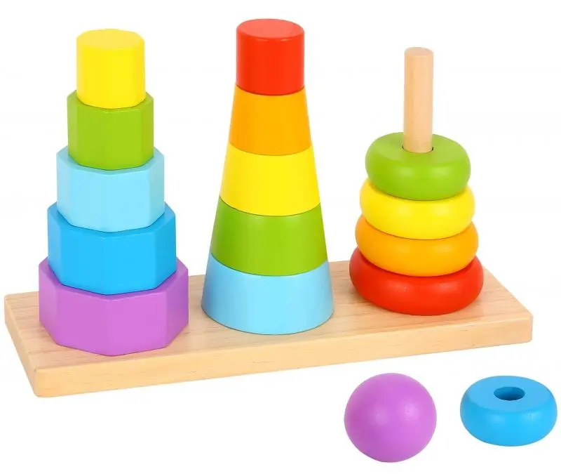 Пирамида Tooky Toy Pyramids TKF008A (Multicolor) - 3