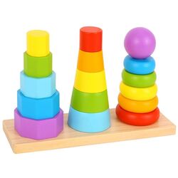 Пирамида Tooky Toy Pyramids TKF008A (Multicolor)