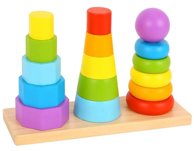 Пирамида Tooky Toy Pyramids TKF008A (Multicolor)