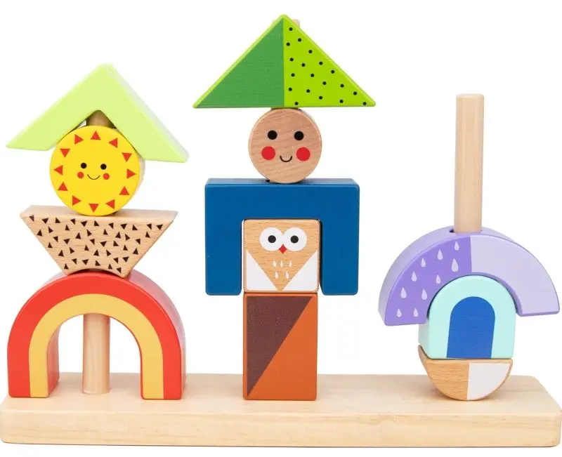 Пирамида Tooky Toy Shadow Stacking Game TH376 (Multicolor)
