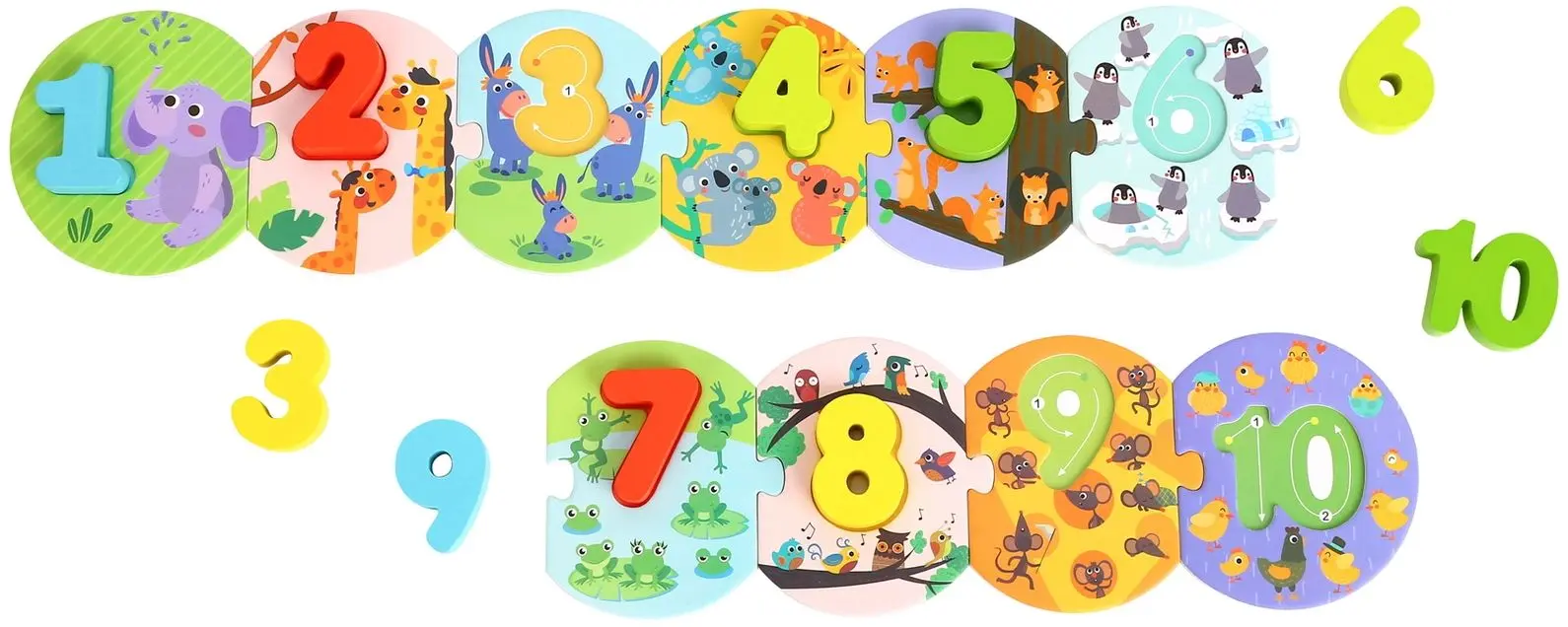 Набор цифр Tooky Toy TL496 (Multicolor) - 2