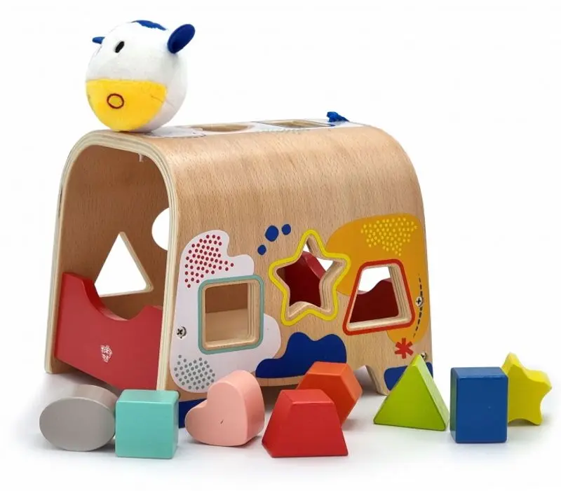 Сортер Tooky Toy Geometric Figures TF216 (Multicolor) - 2