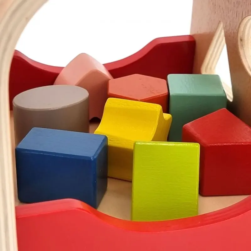 Сортер Tooky Toy Geometric Figures TF216 (Multicolor) - 6