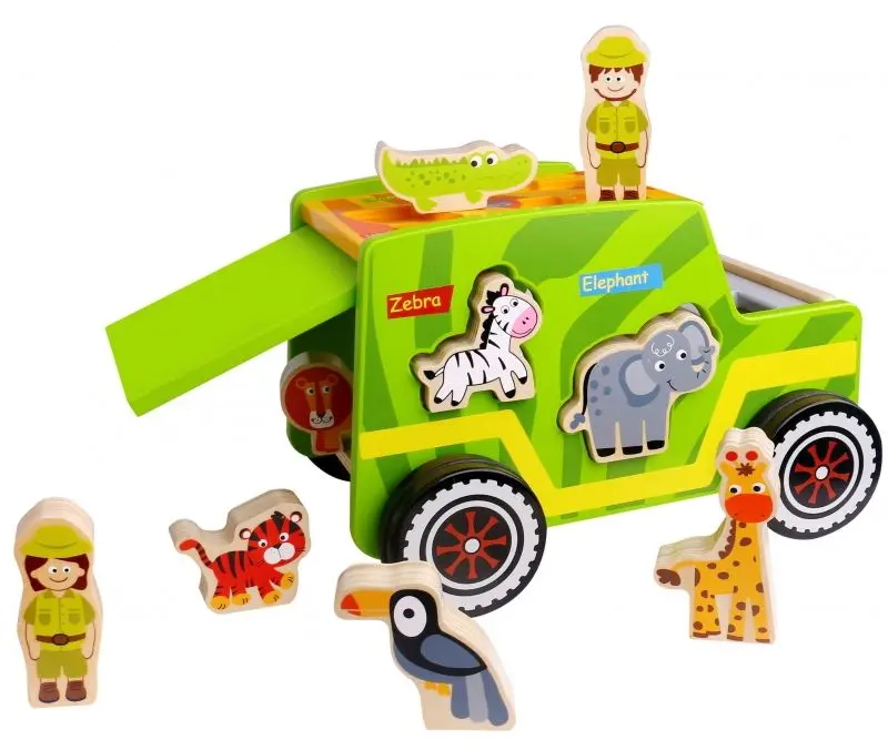 Сортер Tooky Toy Safari TKF005A (Green) - 2