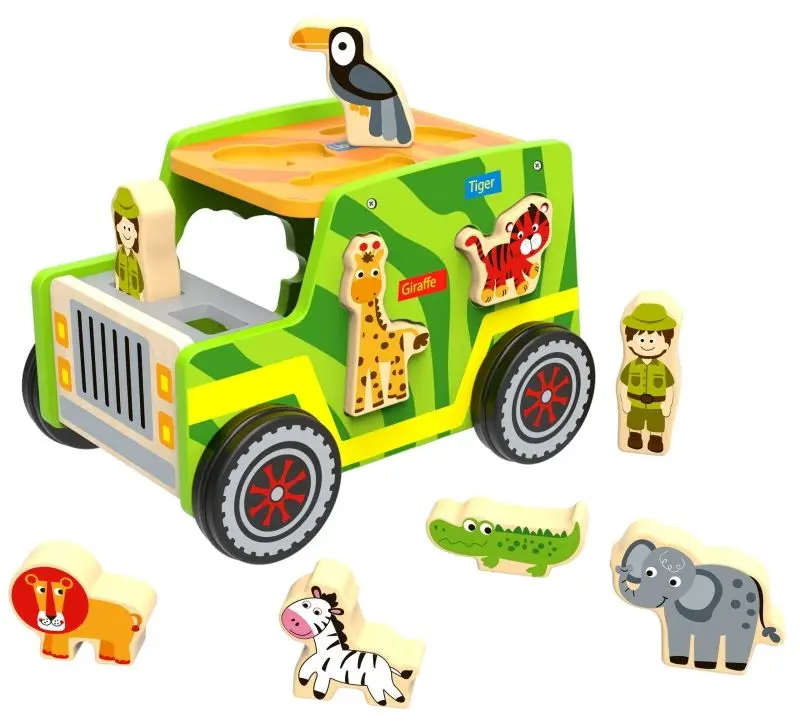 Сортер Tooky Toy Safari TKF005A (Green)