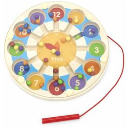 Labirint magnetic Viga Toys Bead Trace 44560 (Multicolor)