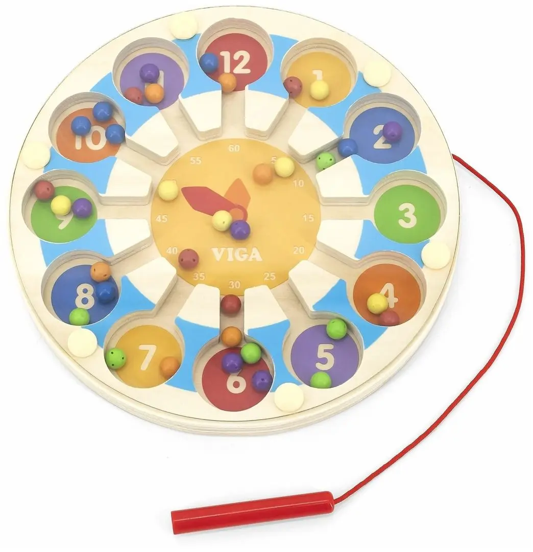 Labirint magnetic Viga Toys Bead Trace 44560 (Multicolor)